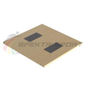 Купить Помост тяжелоатлетический 3х3х0,1м, рез. амортизаторы 1х0,5х0,04м в Карачеве 
