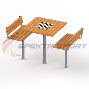 Купить Уличный набор два стула и стол шахматный в Карачеве 